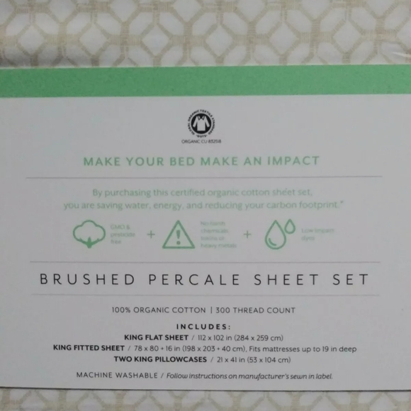 New Under The Canopy Majorca king size Sheet Set - Picture 6 of 6